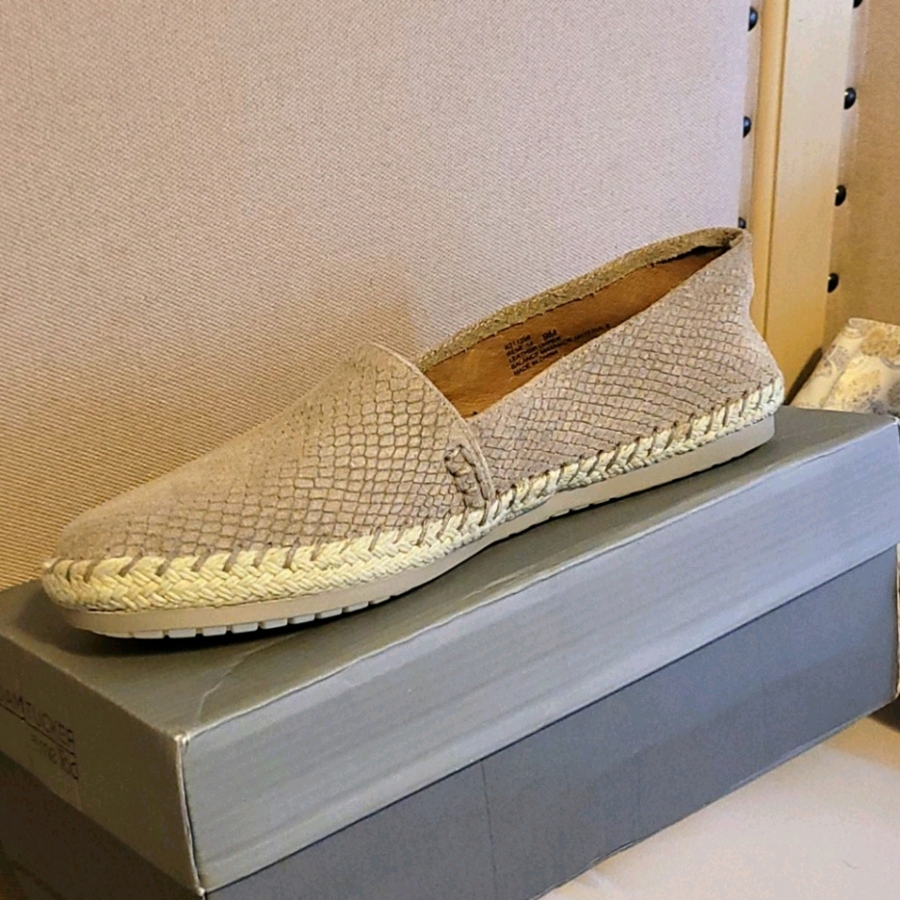 New Stone Suede slip on Adam Tucker Me Too